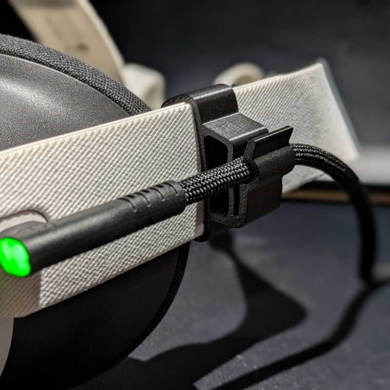 Gaming Headset - VR Cable Management Clip for Headset