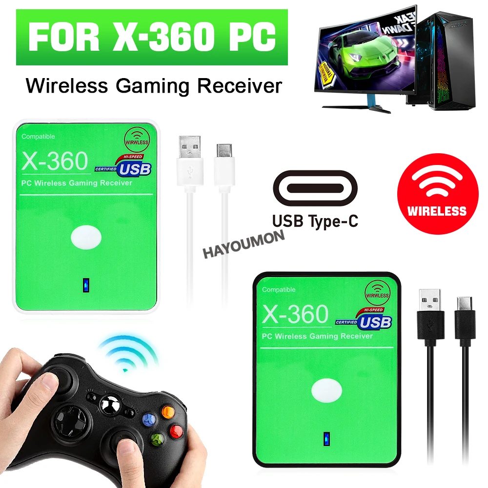 Pc Gaming Xbox - Wireless Gaming Receiver USB Controller Gamepad