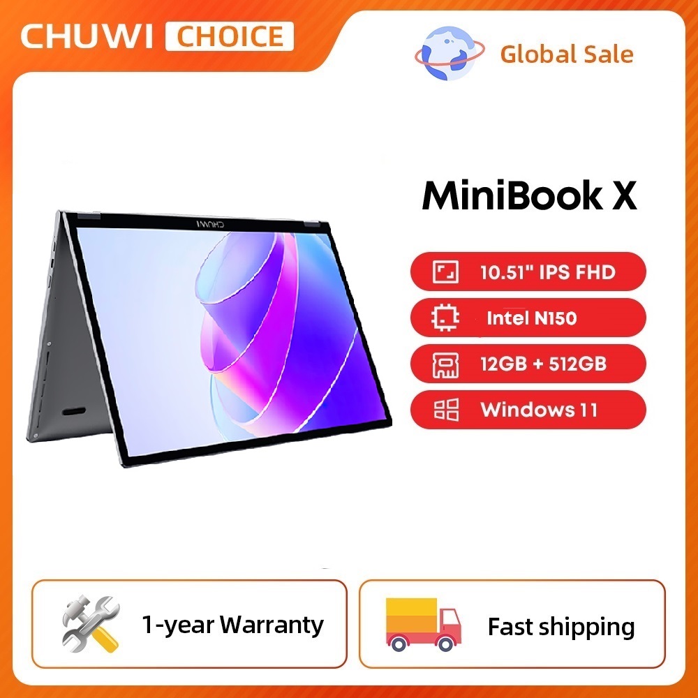 Pc Gaming Dell - CHUWI MiniBook X N150 Laptop 10.51