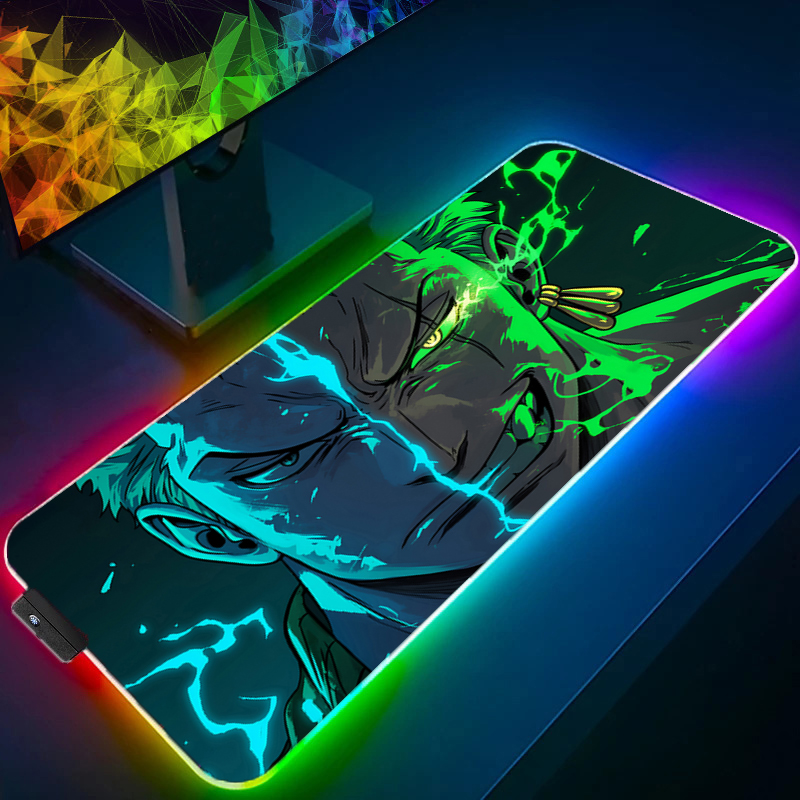No Rgb Gaming Pc - ONE PIECE Zoro Mouse Pad RGB