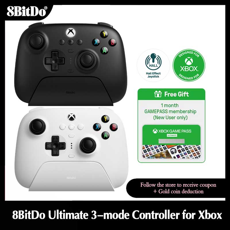 Pc Gaming Xbox - 8BitDo Ultimate 3-mode Controller with Hall