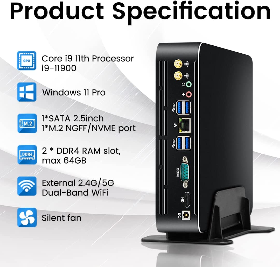 Pc Gaming Core I5 - Partaker 11th Gen Intel Mini PC