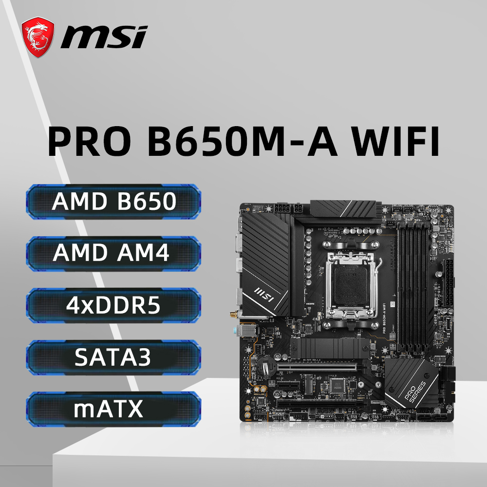 Pc Gaming Core I5 - MSI PRO B650M-A WIFI Motherboard AM5