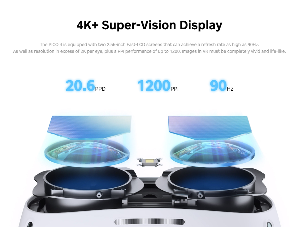Pico 4 VR Headset RTS 8G 128G  - Gaming Headset ulasan dan harga