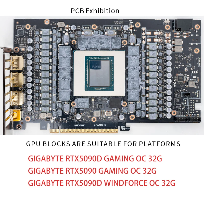 Bykski N-GV5090DWF-X GPU Block - No Rgb Gaming Pc ulasan dan harga