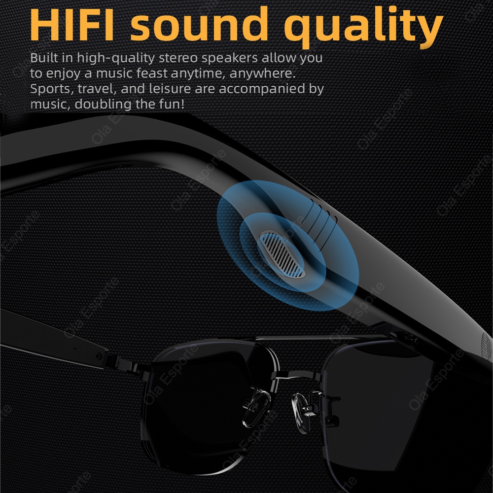 Smart Audio Glasses Air conduc - Gaming Headset ulasan dan harga