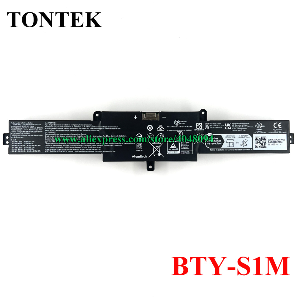 BTY-S1M Battery For MSI Claw 7 - Pc Gaming Msi ulasan dan harga