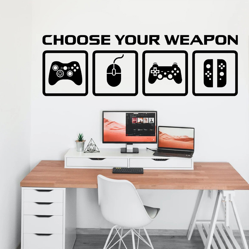 Video Game Decor Wall Decal  C - Pc Gaming Quotes ulasan dan harga