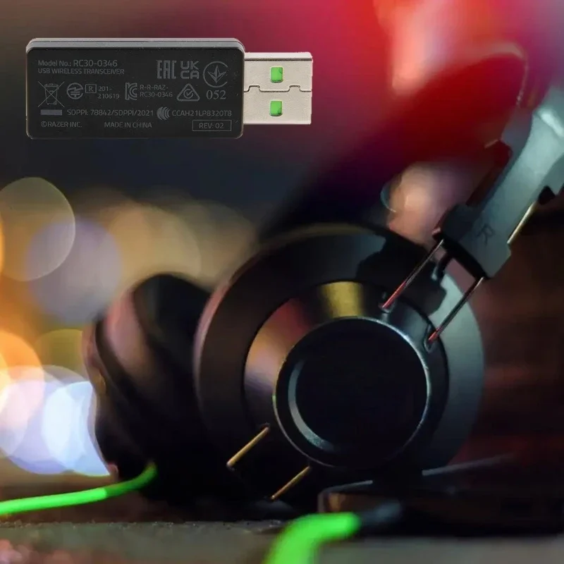 USB Receiver Wireless Dongle f - Gaming Headset ulasan dan harga