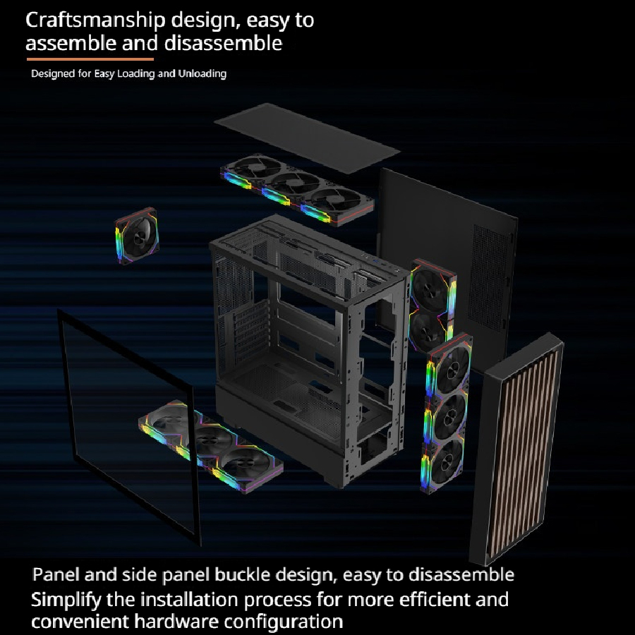 WJCOOLMAN Craftsman Plus ATX M - Pc Gaming Dell ulasan dan harga