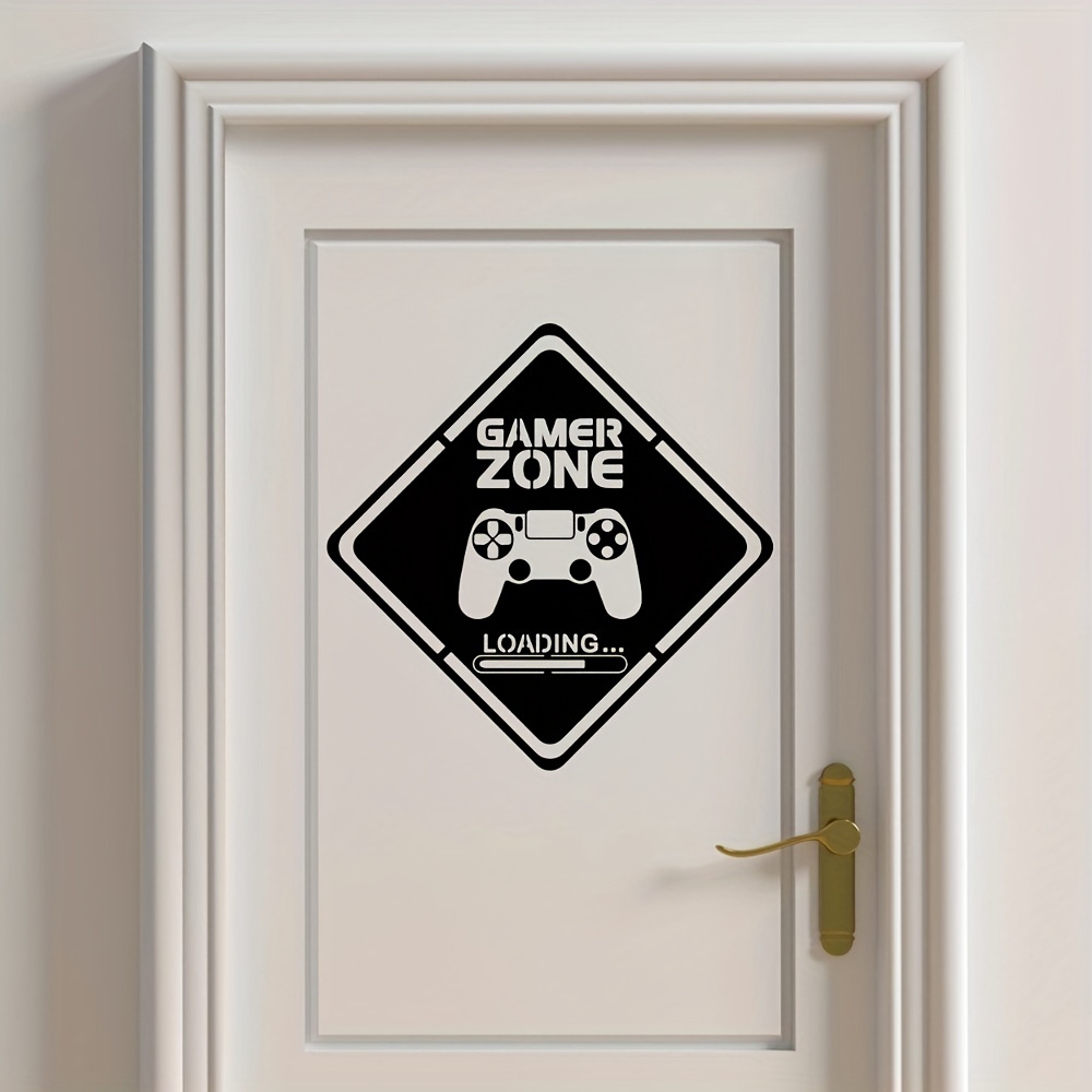 1pc Gamer Zone Door Decal Wall - Pc Gaming Quotes ulasan dan harga