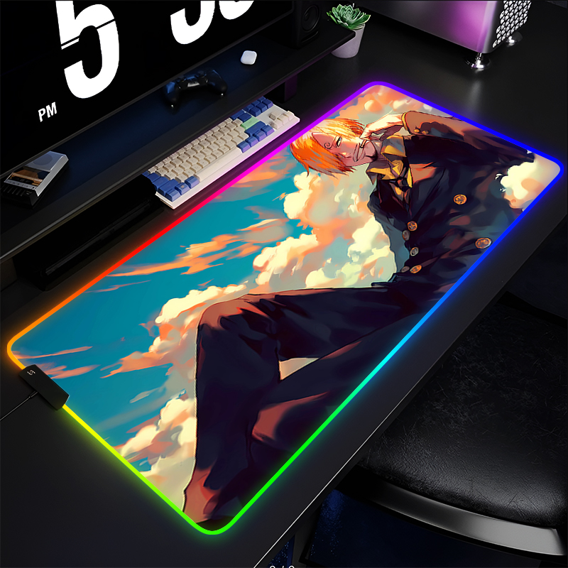 RGB Anime Mouse pad one piece  - No Rgb Gaming Pc ulasan dan harga
