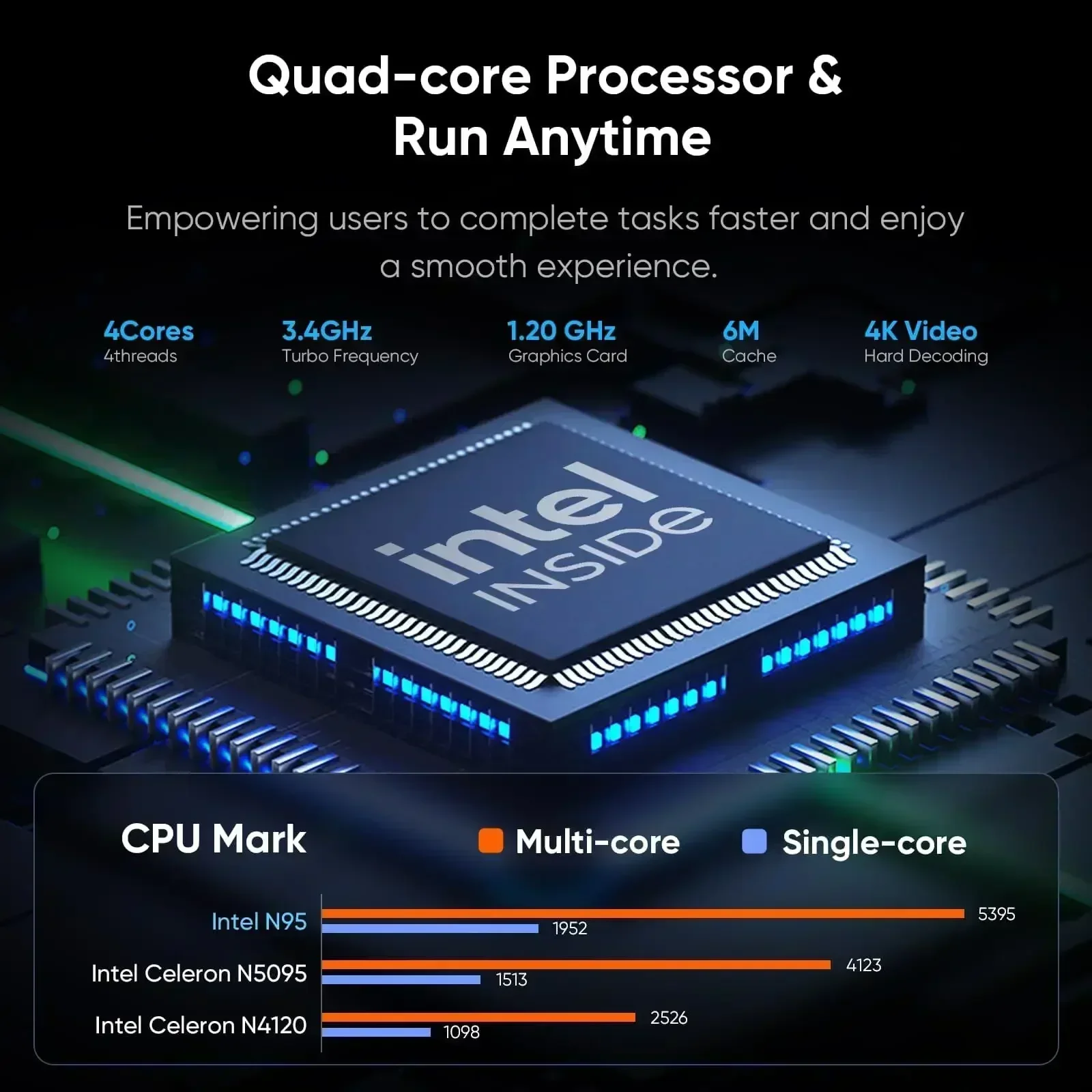 NEW  Laptop Intel N95 4K HD 12 - Pc Gaming Notebook ulasan dan harga