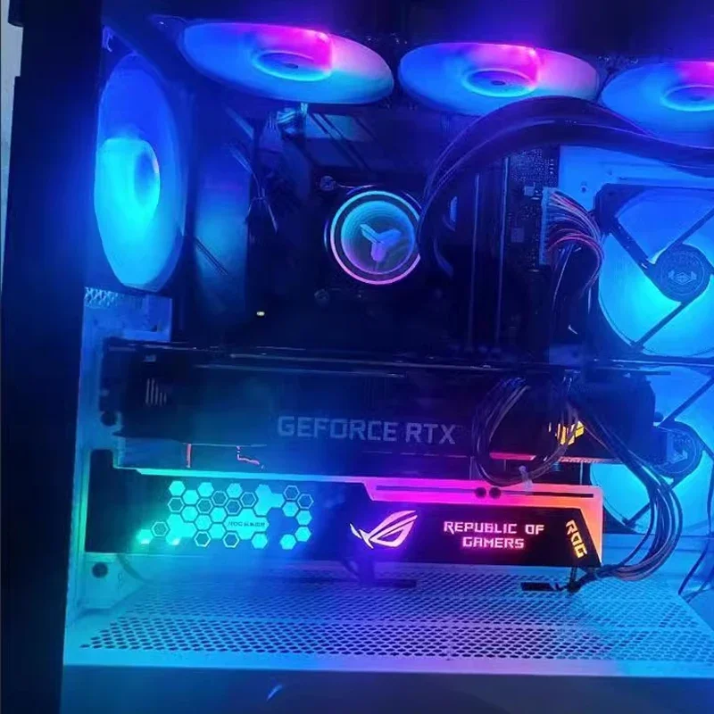 4090 VGA Holder 5V ARGB AURA S - Pc Gaming Msi ulasan dan harga