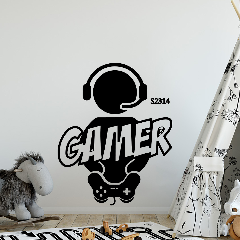 1pc Gamer Wall Art Decal For K - Pc Gaming Quotes ulasan dan harga