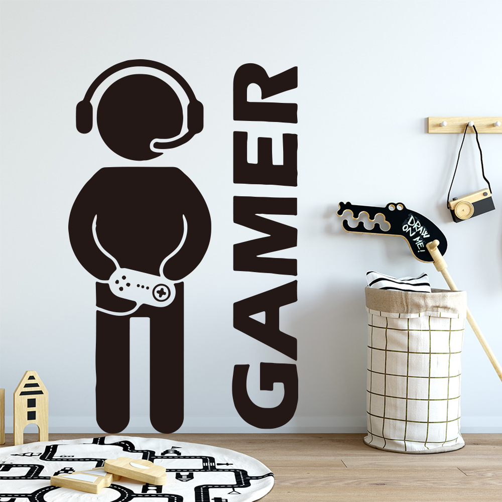 1pc Gamer Wall Art Decal For K - Pc Gaming Quotes ulasan dan harga
