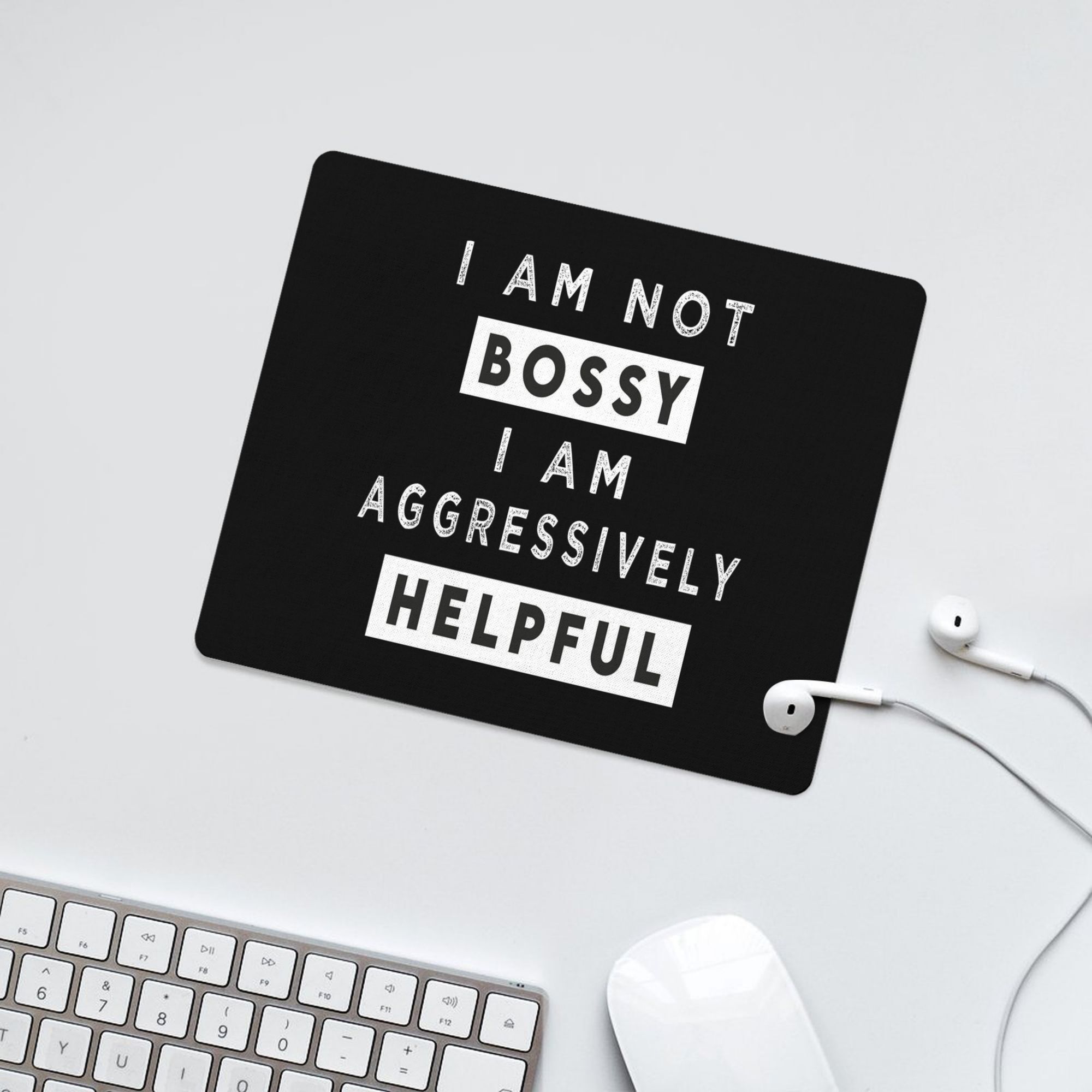 Brand Iron Art Mouse Pad Anti- - Pc Gaming Quotes ulasan dan harga